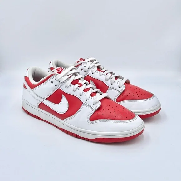 Nike | Shoes | Nike Dunk Low Championship Red 22 Sneaker  display picture 1